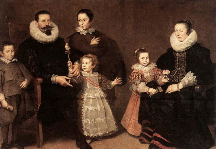 VOS, Cornelis de Family Portrait oil painting image